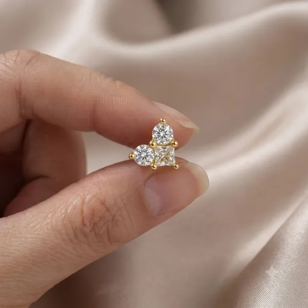 Gold-Tone_Crystal_Floral_Stud_Earrings_For_Women