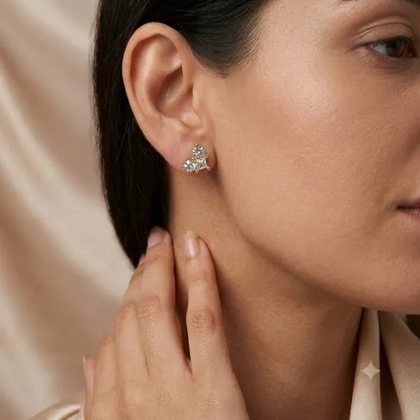 Gold-Tone_Crystal_Floral_Stud_Earrings_For_Women
