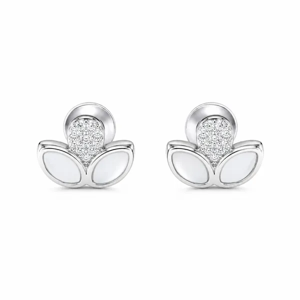 Silver_Sterling_Silver_Floral_Petal_Stud_Earrings_For_Women