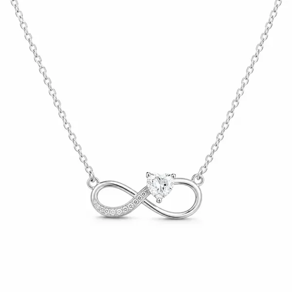 Silver_925_Sterling_Silver_Infinity_Heart_Pendant_Necklace_For_Women