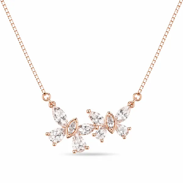 Rose_Gold_Sterling_Silver_Floral_Crystal_Drop_Pendant_Necklace_For_Women
