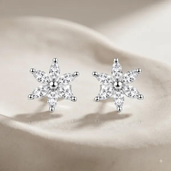 Silver_Sterling_Crystal_Floral_Faceted_Stone_Stud_Earrings_For_Women