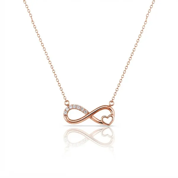 Rose_Gold_925_Sterling_Silver_Infinity_Heart_Pendant_Necklace_For_Women