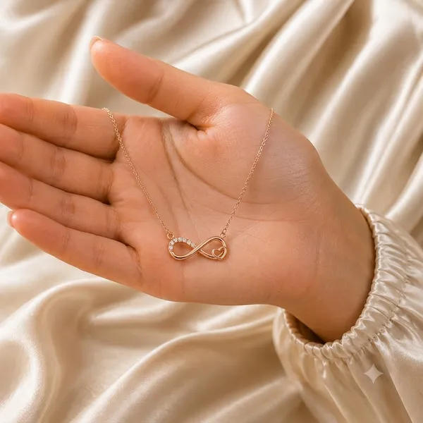 Rose_Gold_925_Sterling_Silver_Infinity_Heart_Pendant_Necklace_For_Women