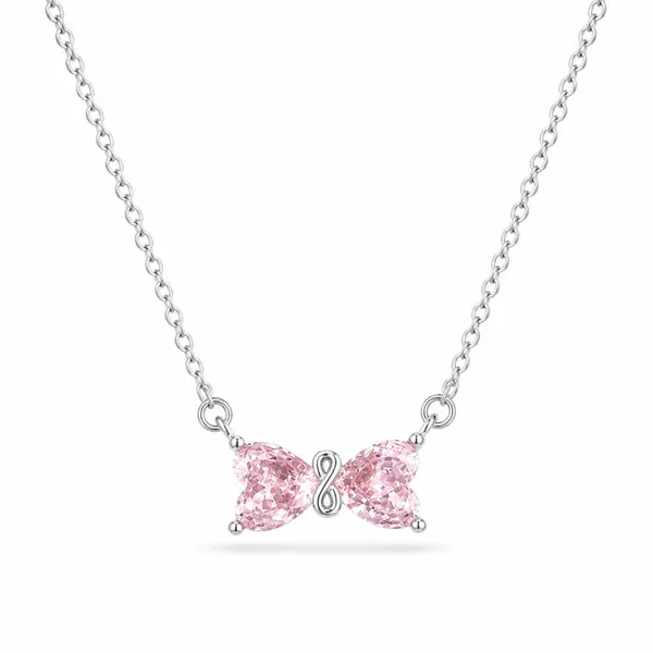 Silver_925_Sterling_Silver_Pink_Crystal_Bow_Pendant_Necklace_For_Women