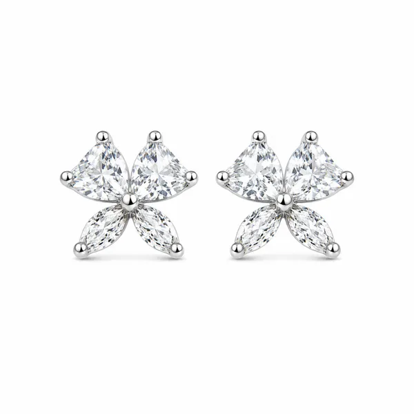 Silver_Sterling_Crystal_Four-Petal_Flower_Stud_Earrings_For_Women