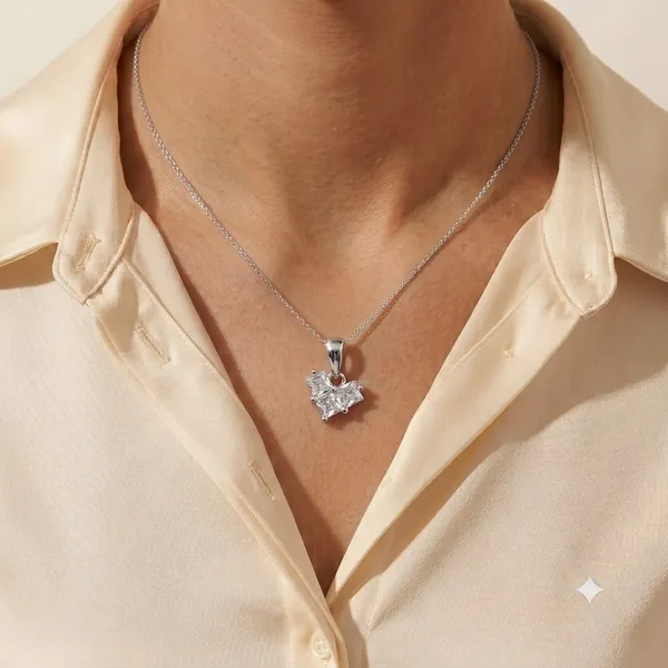 Silver_Sterling_Silver_Crystal_Cluster_Square-Cut_Pendant_For_Women