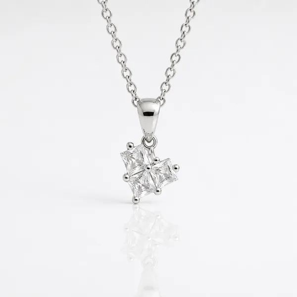 Silver_Sterling_Silver_Crystal_Cluster_Square-Cut_Pendant_For_Women