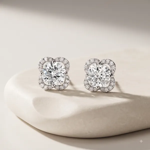 Silver_Sterling_Crystal_Floral_Clear_Stone_Stud_Earrings_For_Women