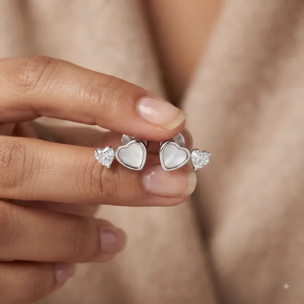 Silver_Sterling_Layered_Heart_Stud_Earrings_For_Women