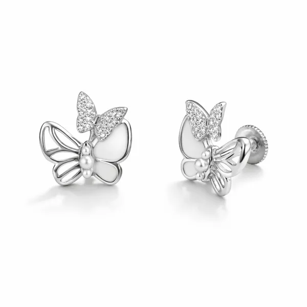 Silver_Sterling_Silver_Butterfly_Stone_Stud_Earrings_For_Women