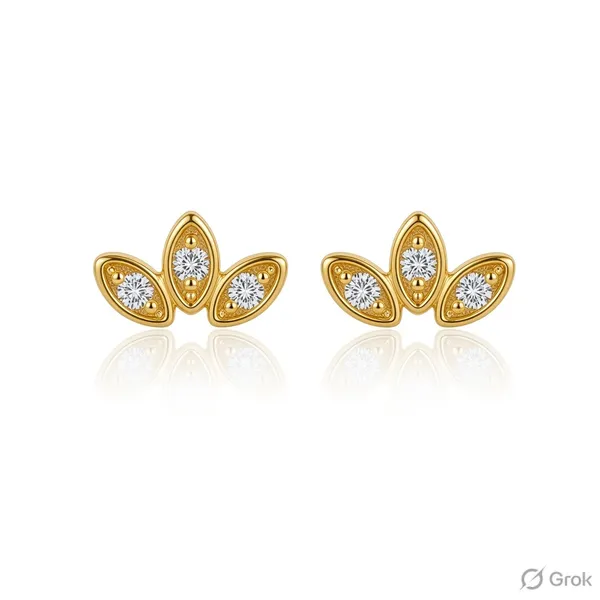 Gold-Tone_Crystal_Heart_Stud_Earrings_For_Women