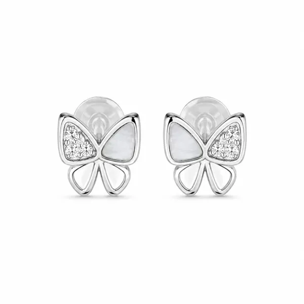 Silver_Sterling_Silver_Butterfly_Wing_Stud_Earrings_For_Women