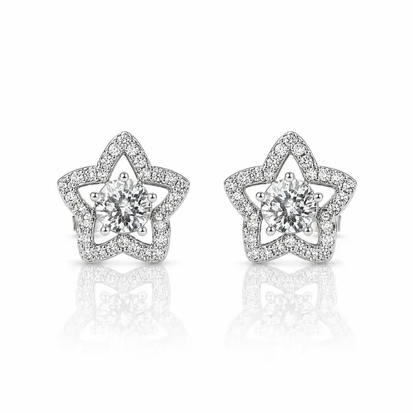 Silver_Sterling_Stone_Star_Stud_Earrings_For_Women