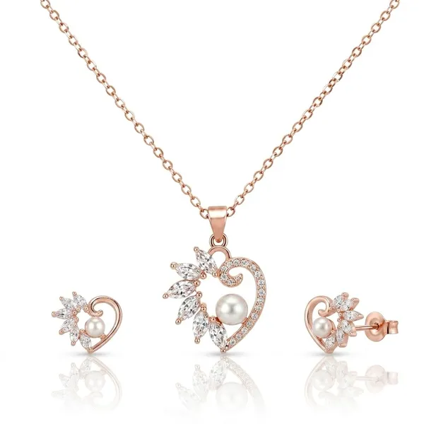 Rose_Gold_925_Sterling_Silver_Pearl_Heart_Pendant_Necklace_Set_For_Women
