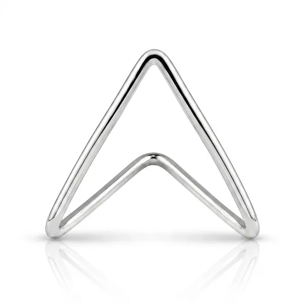 Silver_Sterling_Silver_Classic_V-Shaped_Vanki_Ring_For_Women