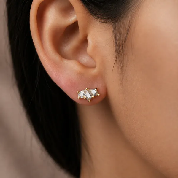 Gold-Tone_Clear_Crystal_Cluster_Stud_Earrings_For_Women