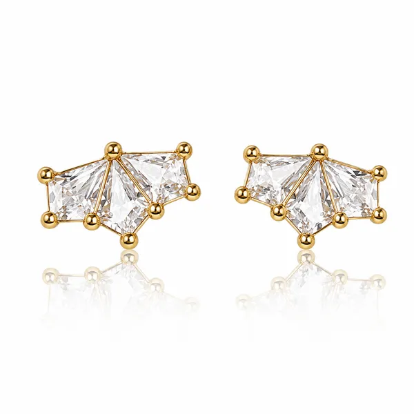 Gold-Tone_Clear_Crystal_Cluster_Stud_Earrings_For_Women
