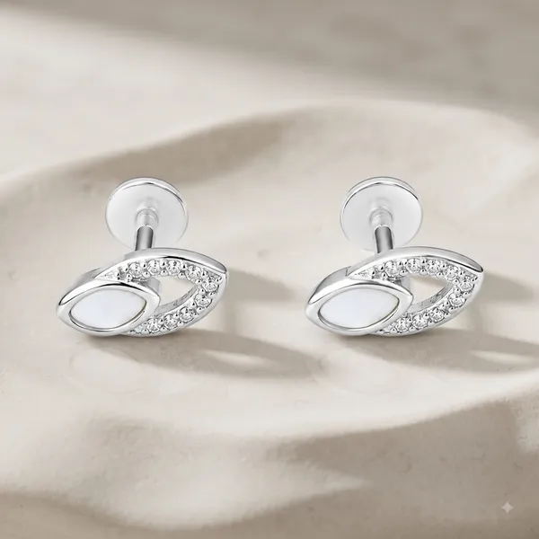 Silver_Sterling_Silver_Interlocking_Oval_Crystal_Stud_Earrings_For_Women