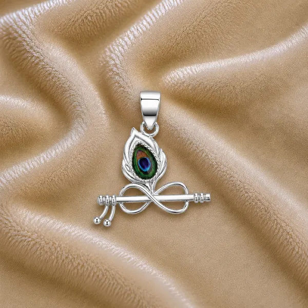 Silver_925_Sterling_Silver_Peacock_Feather_Pendant_For_Women