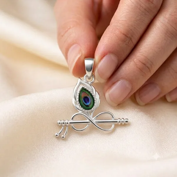 Silver_925_Sterling_Silver_Peacock_Feather_Pendant_For_Women