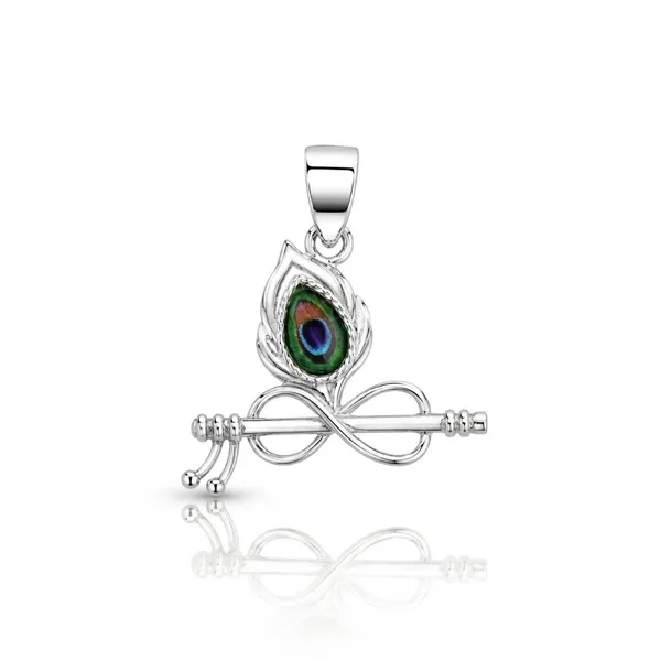 Silver_925_Sterling_Silver_Peacock_Feather_Pendant_For_Women