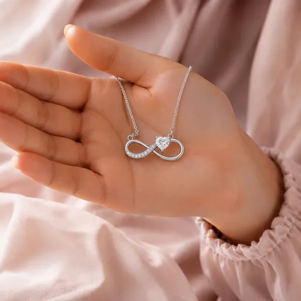 Silver_925_Sterling_Silver_Infinity_Heart_Pendant_Necklace_For_Women