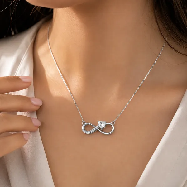 Silver_925_Sterling_Silver_Infinity_Heart_Pendant_Necklace_For_Women