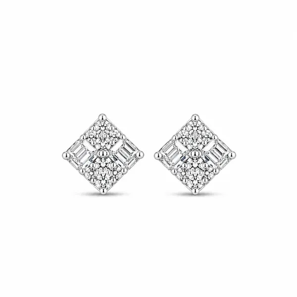 Silver_Sterling_Silver_Diamond_Shape_Stone_Stud_Earrings_For_Women