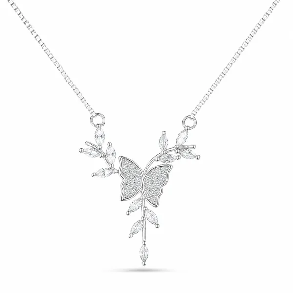 Silver_925_Sterling_Silver_Butterfly_Pendant_Necklace_For_Women