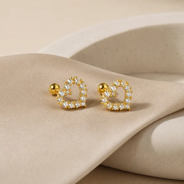 Gold-Tone_Stainless_Steel_Floral_Stud_Earrings_For_Women