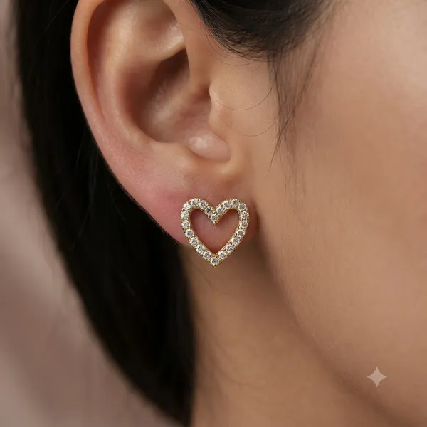Gold-Tone_Stainless_Steel_Floral_Stud_Earrings_For_Women