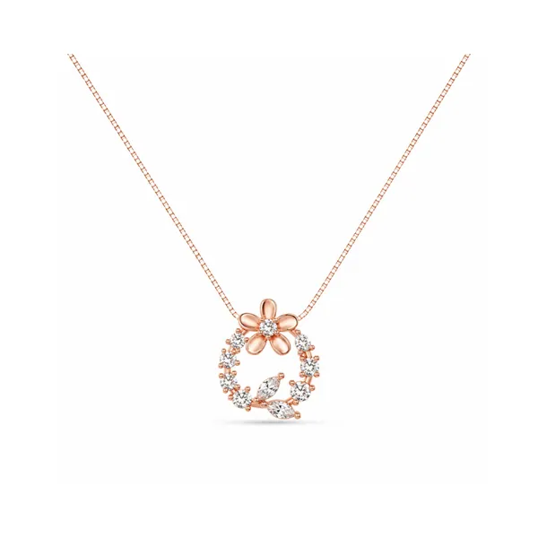 Rose_Gold_925_Sterling_Silver_Floral_Stone_Pendant_Necklace_For_Women