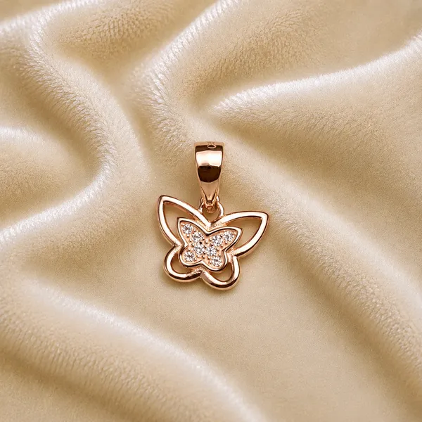 Rose_Gold_Sterling_Silver_Butterfly_Stone_Pendant_For_Women