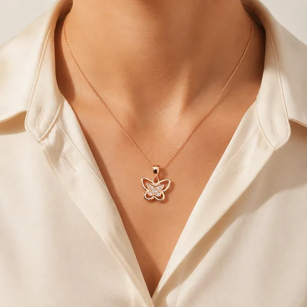 Rose_Gold_Sterling_Silver_Butterfly_Stone_Pendant_For_Women