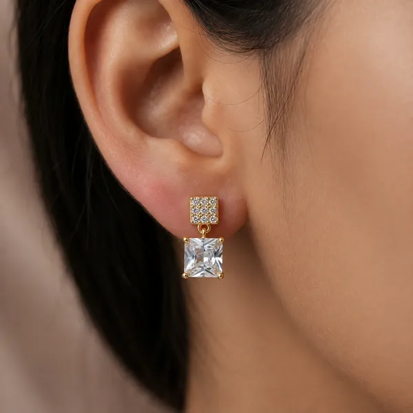 Gold_Tone_Stainless_Steel_Ornate_Stud_Earrings_For_Women