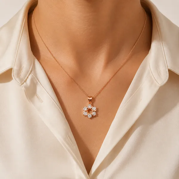 Rose_Gold_Sterling_Silver_Floral_Stone_Pendant_For_Women