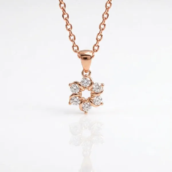 Rose_Gold_Sterling_Silver_Floral_Stone_Pendant_For_Women
