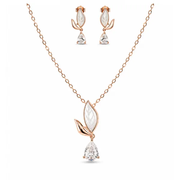 Rose_Gold_925_Sterling_Silver_Leaf_Stone-Drop_Necklace_And_Earrings_Set_For_Women