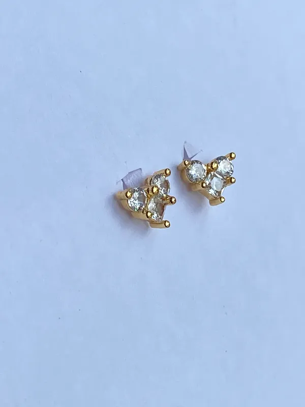 Gold-Tone_Crystal_Floral_Stud_Earrings_For_Women