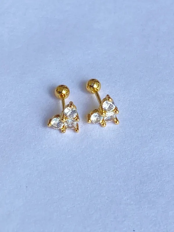 Gold-Tone_Crystal_Floral_Stud_Earrings_For_Women