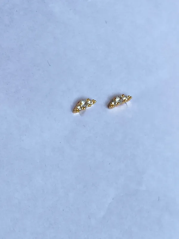 Gold-Tone_Crystal_Cluster_Geometric_Stud_Earrings_For_Women