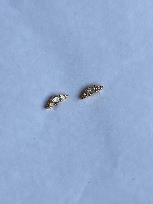 Gold-Tone_Crystal_Cluster_Geometric_Stud_Earrings_For_Women