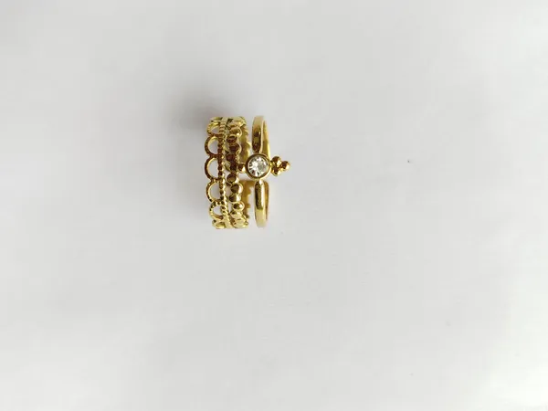 Gold_18Kt_Gold-Tone_Stainless_Steel_Crystal_Stone_Demi-Fine_Ring_For_Women