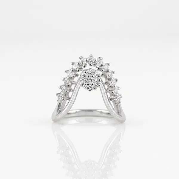 Silver_Sterling_Silver_Crystal_Cluster_Arched_Ring_For_Women