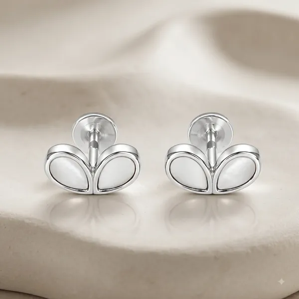 Silver_Sterling_Silver_Floral_Petal_Stud_Earrings_For_Women