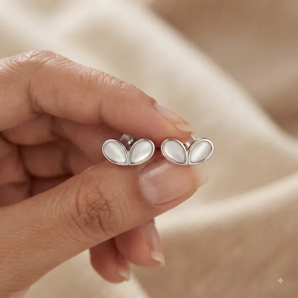 Silver_Sterling_Silver_Floral_Petal_Stud_Earrings_For_Women