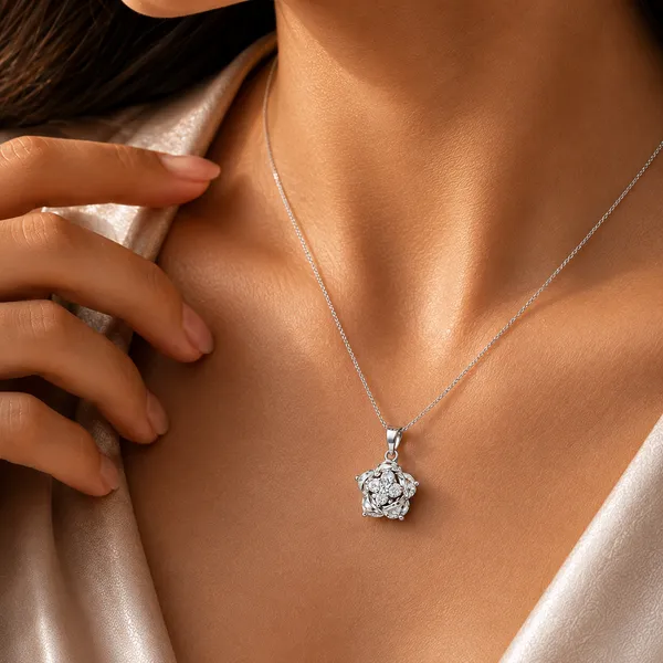 Silver_925_Sterling_Silver_Floral_Stone-Studded_Necklace_And_Earrings_Set_For_Women