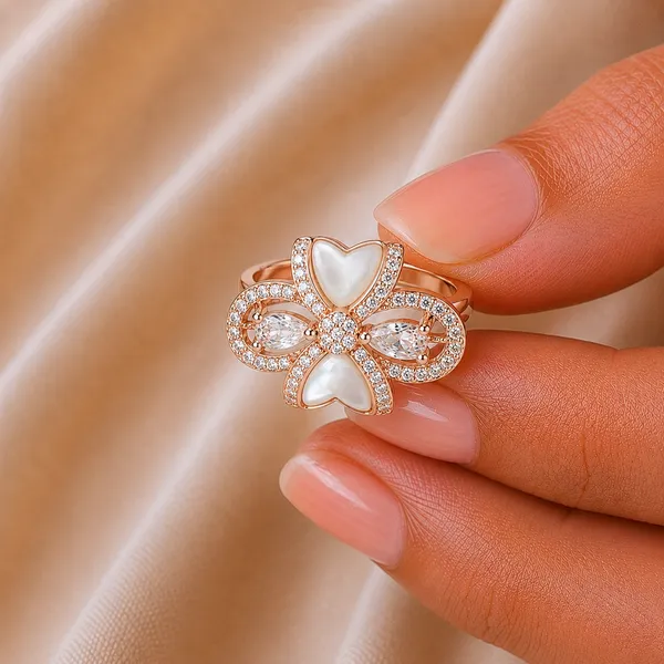 Rose_Gold_Sterling_Silver_Floral_Crystal_Statement_Ring_For_Women