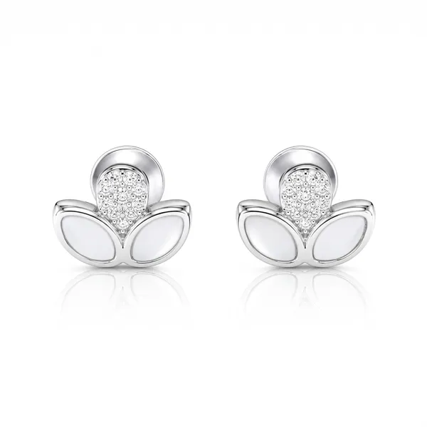 Silver_Sterling_Silver_Floral_Petal_Stud_Earrings_For_Women
